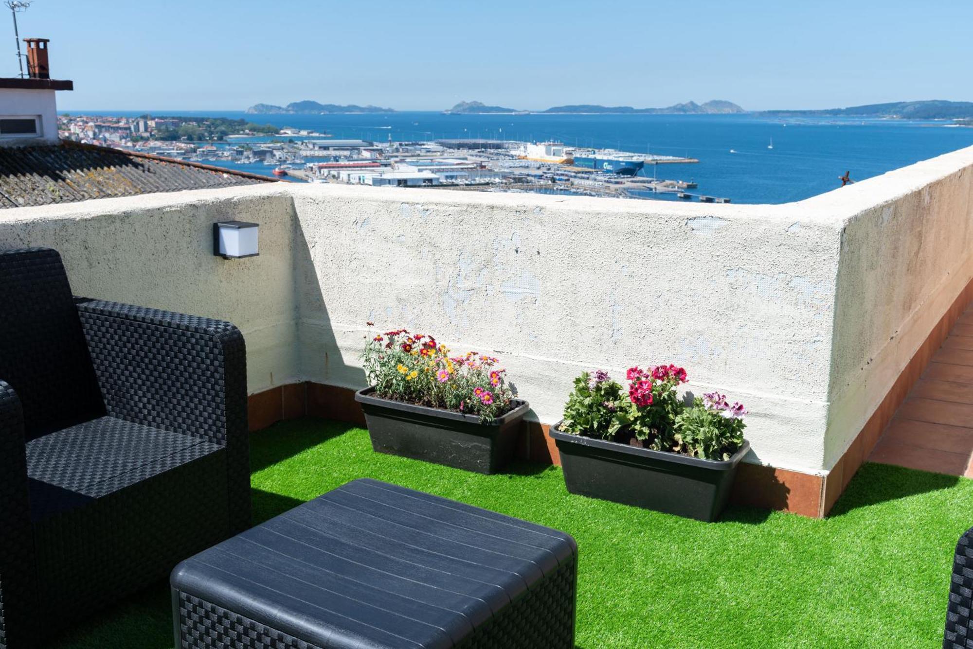 Ferienwohnung El Atico De La Ria Vigo Exterior foto